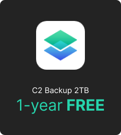 1-year FREE Synology C2 Backup
