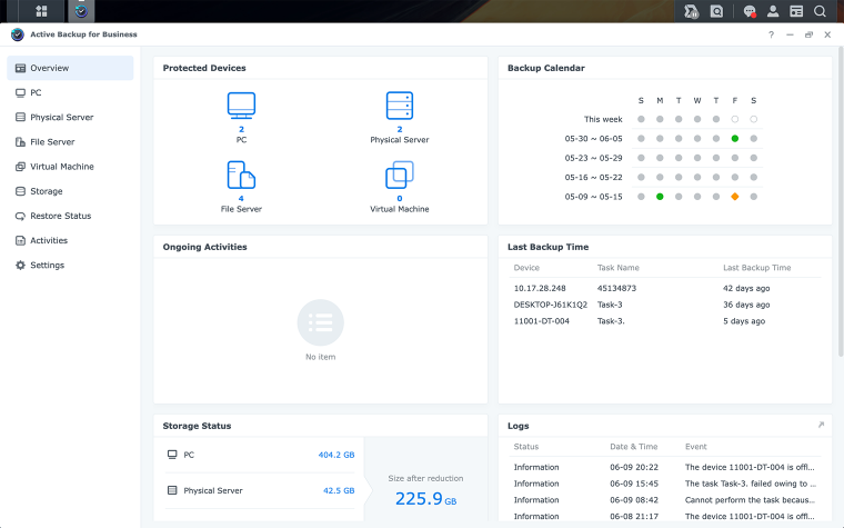 Simple centralized management