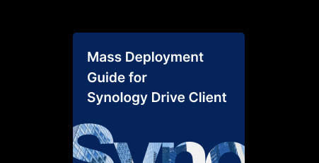 Mass Deployment Guide for Synology Drive Client