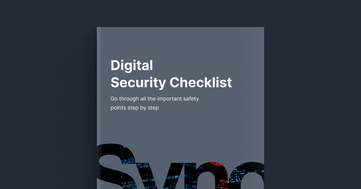 Security Checklist | Descarcă acum gratis
